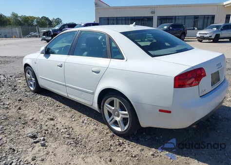2007 Audi A4 2.0T из США, поврежденный, VIN WAUAF78EX7A203314